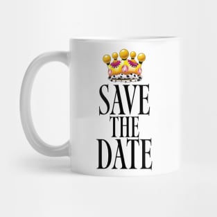 Save the Date Crown Mug